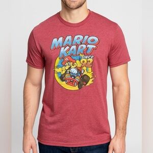 Mario Kart Graphic Tee – Red – Size Small